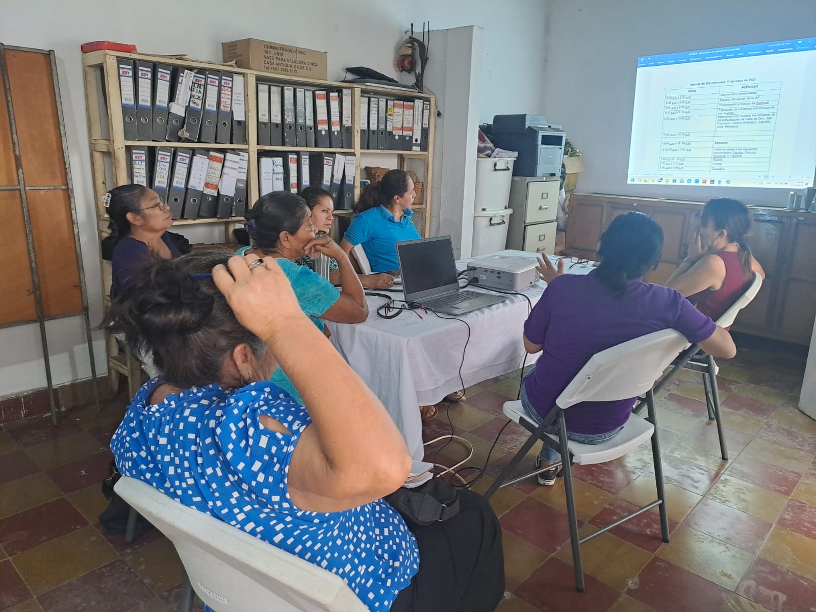 Reunión del consejo para coordinar la visita de la Representante de la IAF/FIA