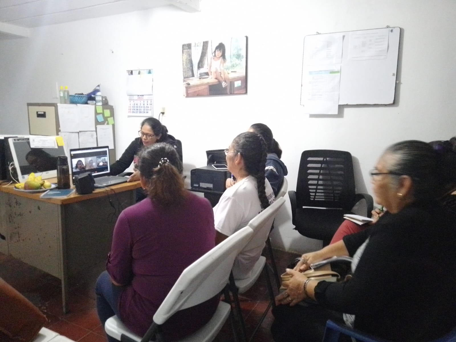 Reunión con la representante de la IAF/FIA y la Enlace Local para El Salvador 