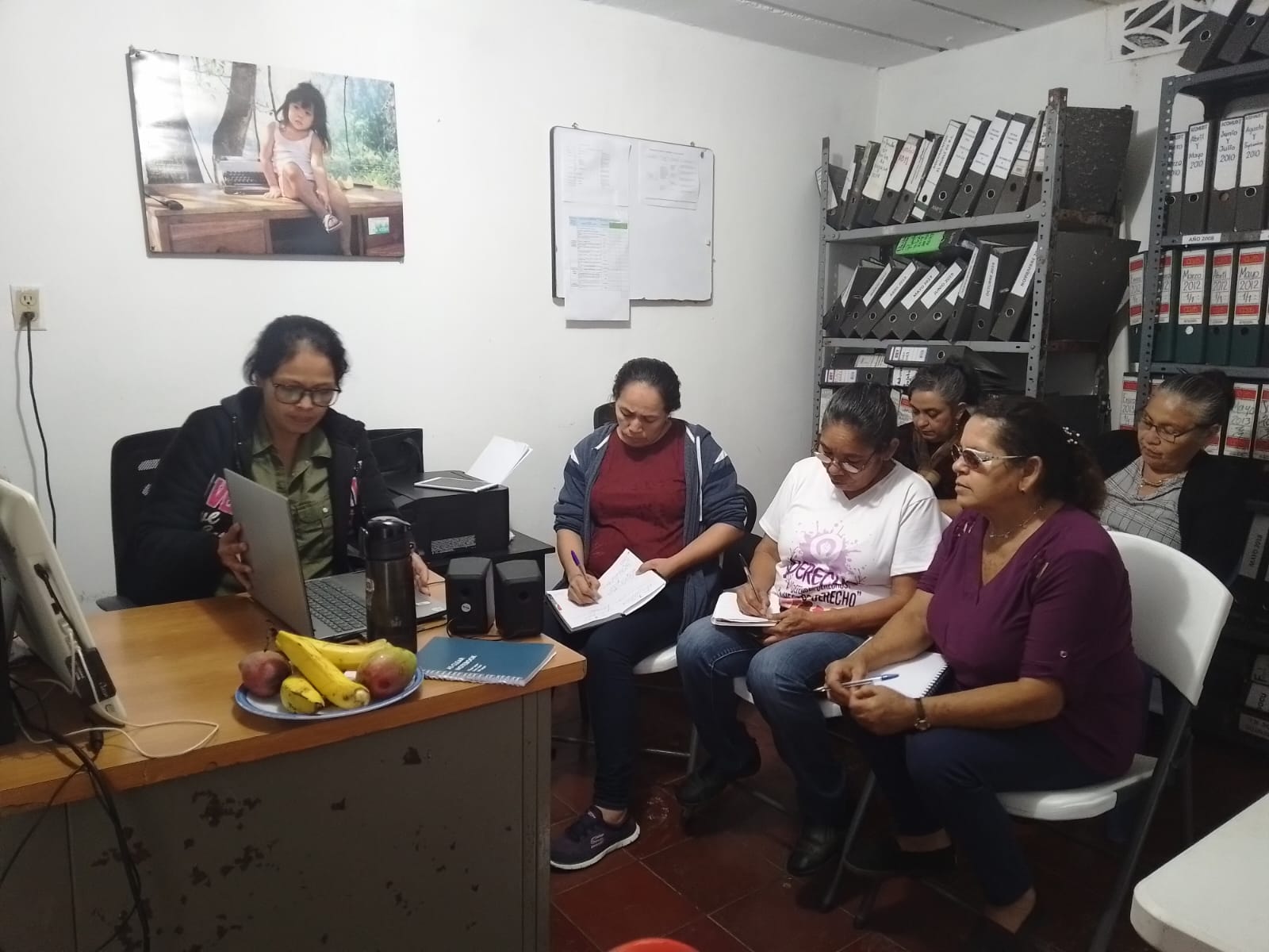 Reunión con la representante de la IAF/FIA y la Enlace Local para El Salvador 