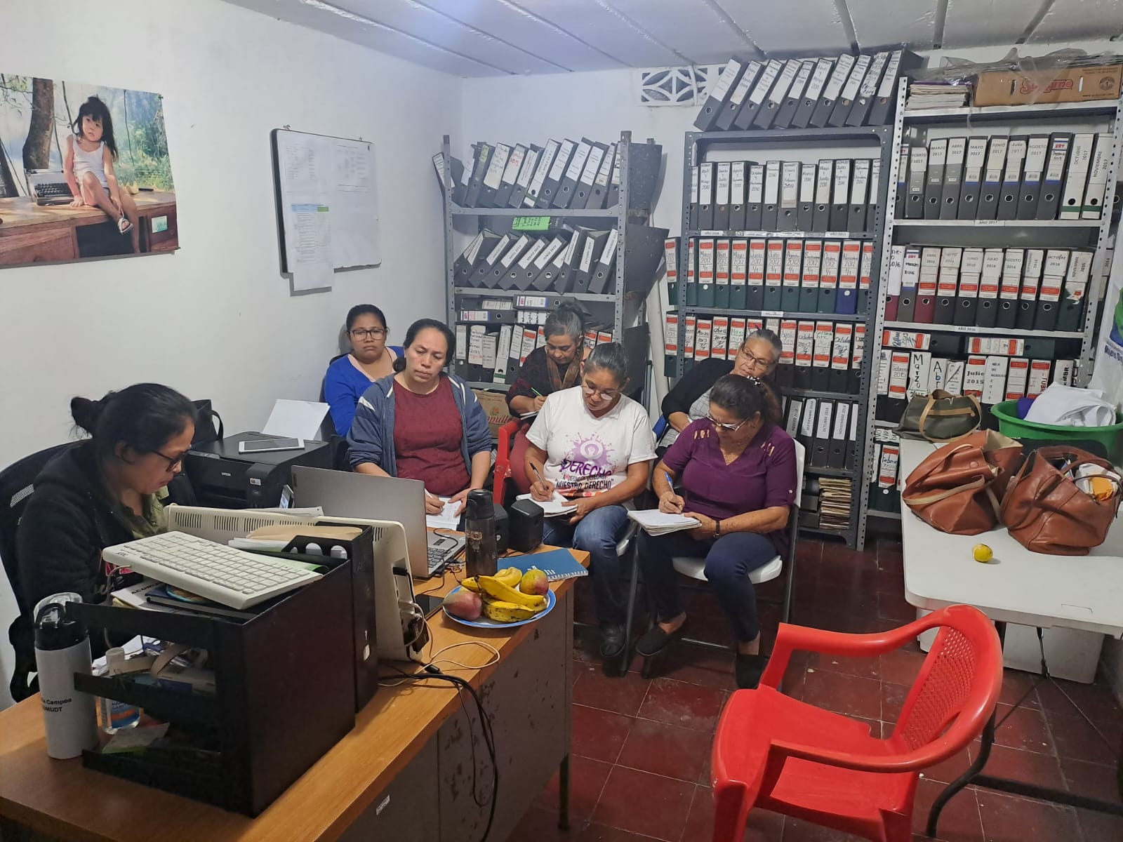 Reunión con la representante de la IAF/FIA y la Enlace Local para El Salvador 