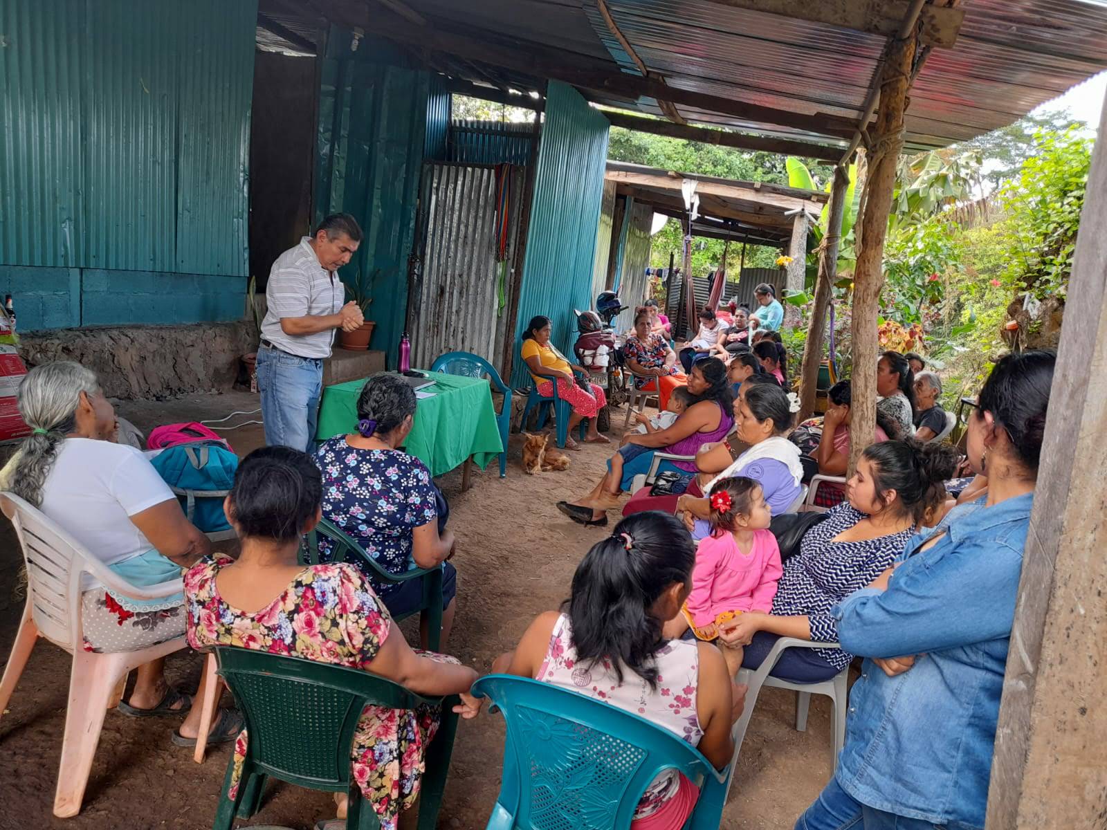 Taller en la comunidad El Jícaro 