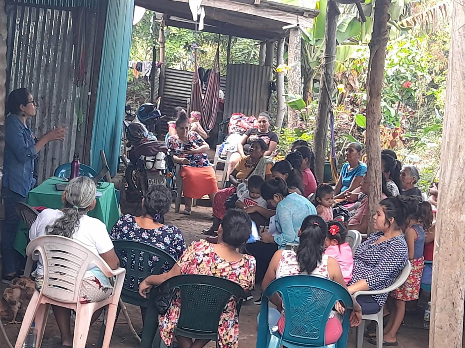 Taller en la comunidad El Jícaro 