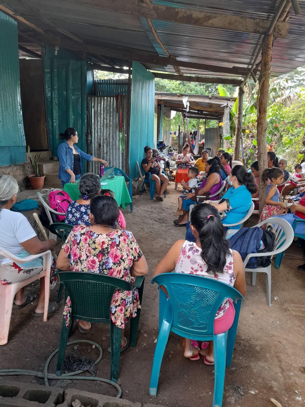 Taller en la comunidad El Jícaro 