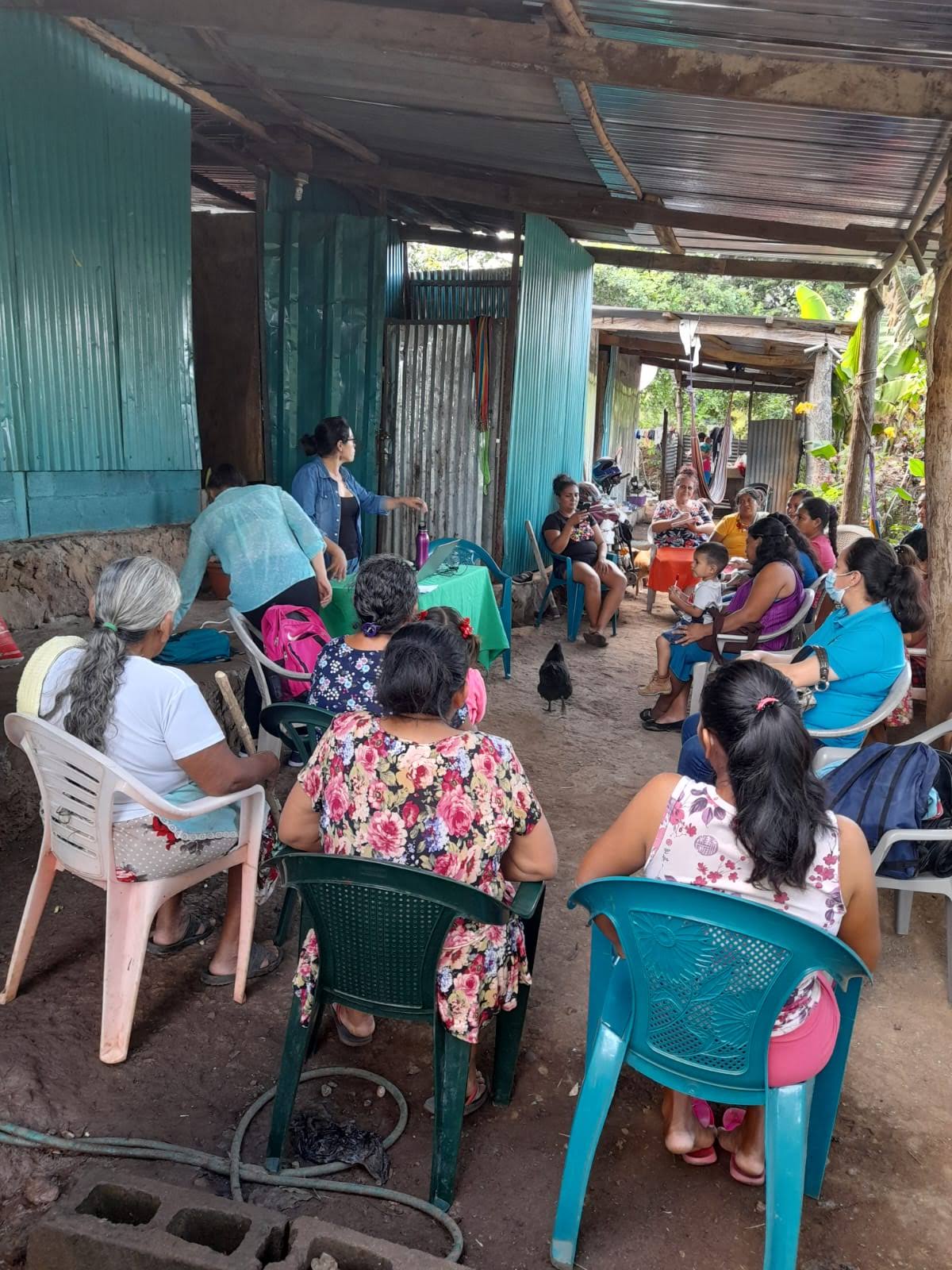 Taller en la comunidad El Jícaro 