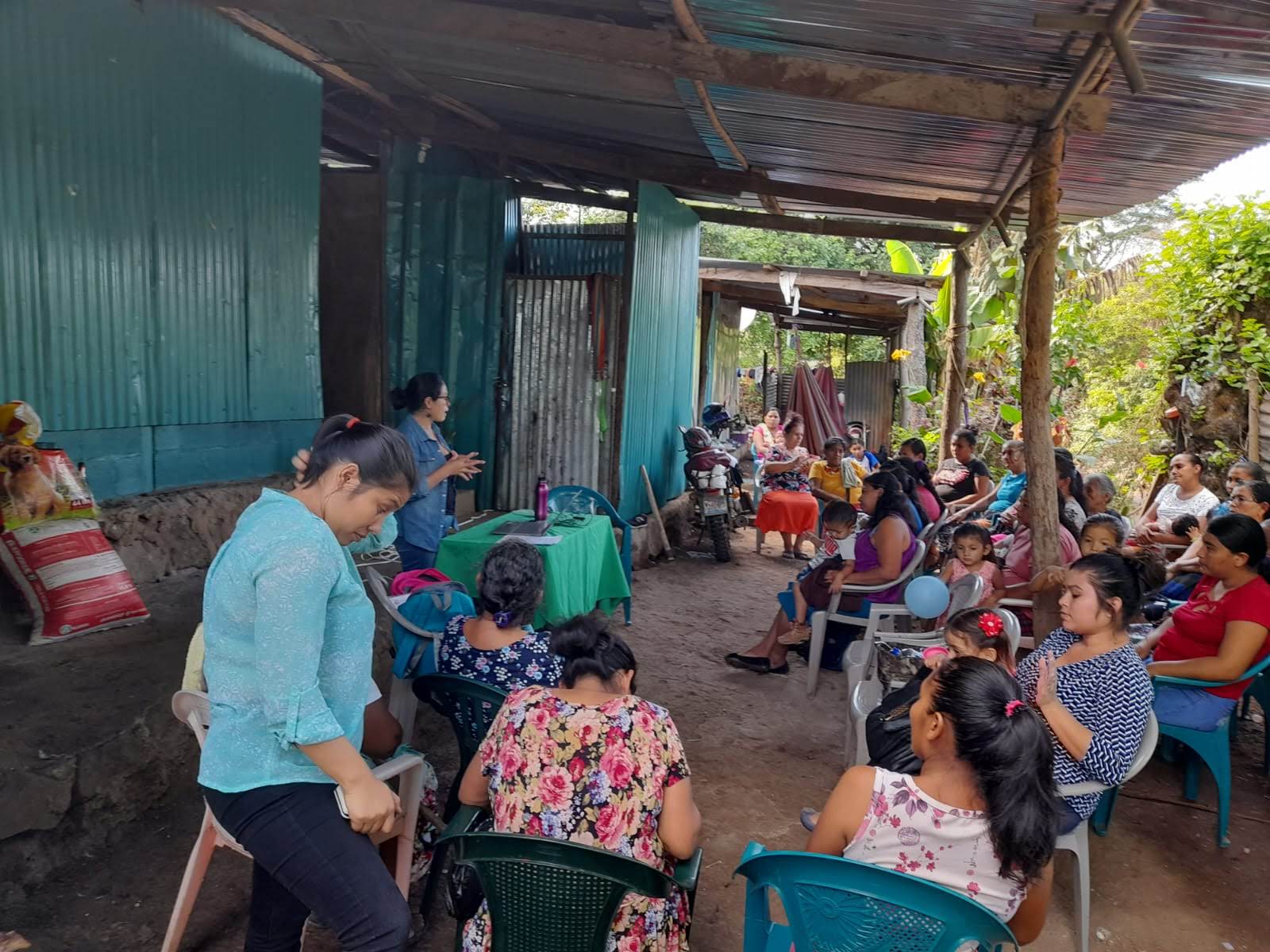 Taller en la comunidad El Jícaro 