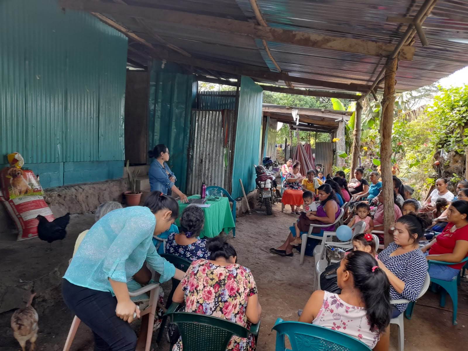 Taller en la comunidad El Jícaro 