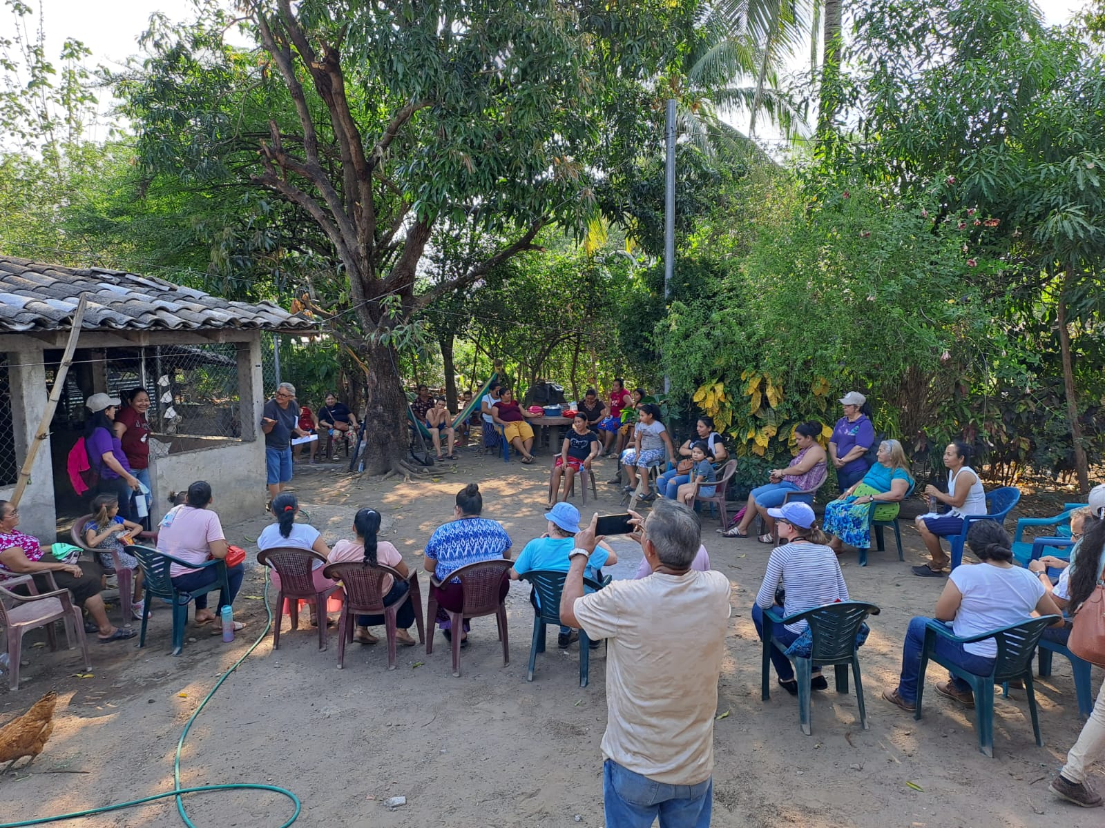 Visita del la Representante de la FIA en El Salvador, 